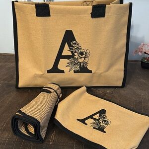 New letter A woman 3 piece gift set